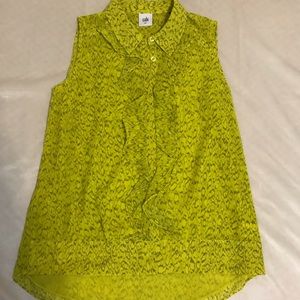 Fabulous yellow CAbi blouse